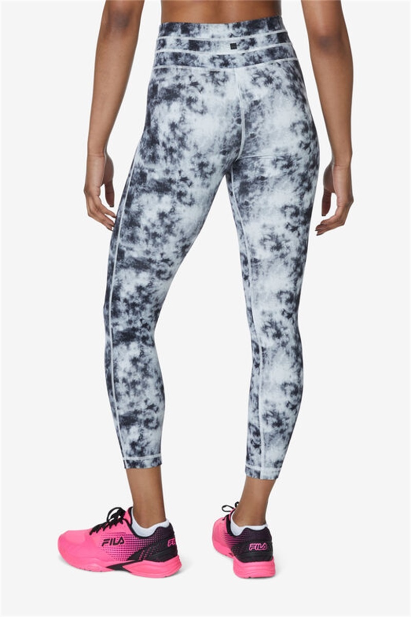 Black Women's Fila Forza Dance Leggings | Saudi Arabia-198743