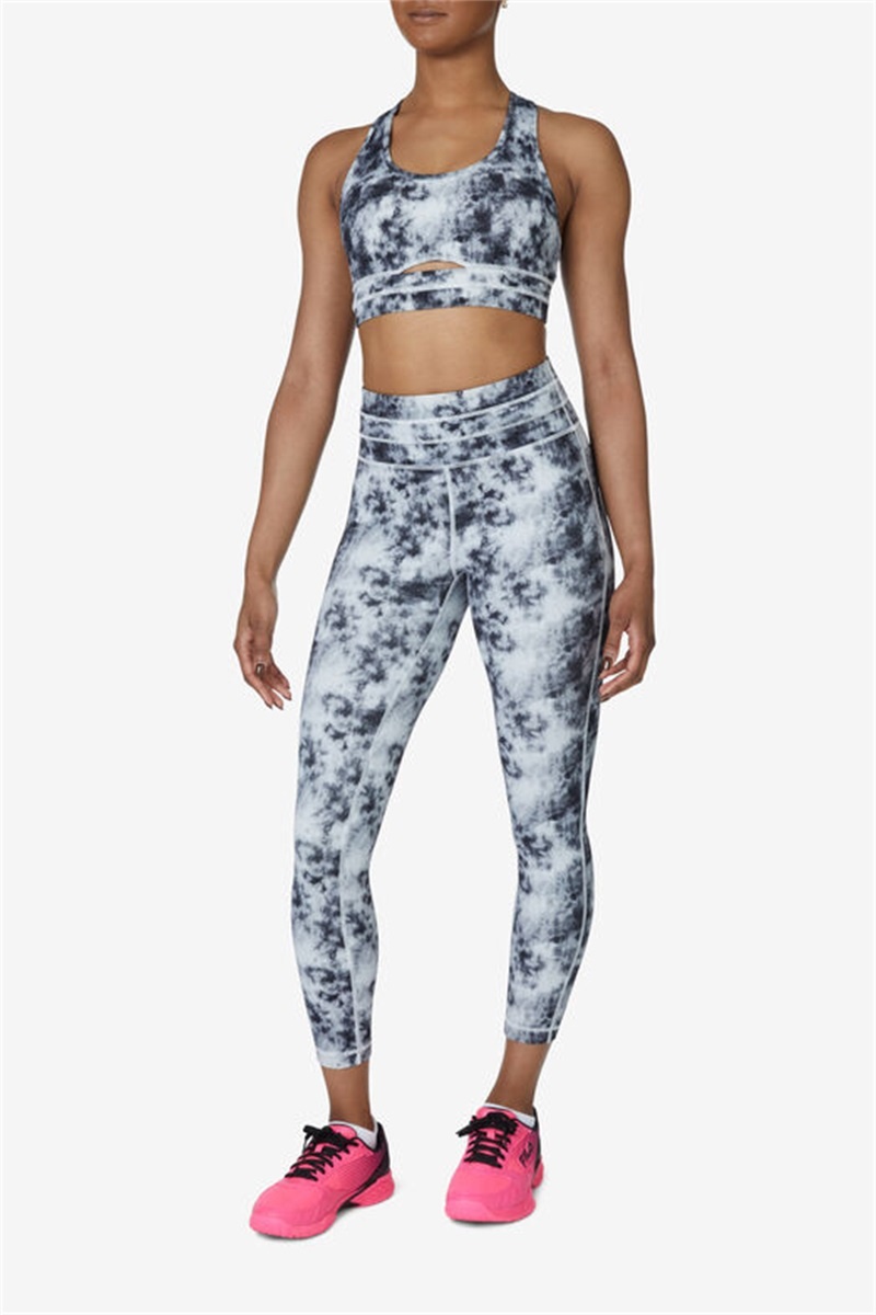 Black Women's Fila Forza Dance Leggings | Saudi Arabia-198743