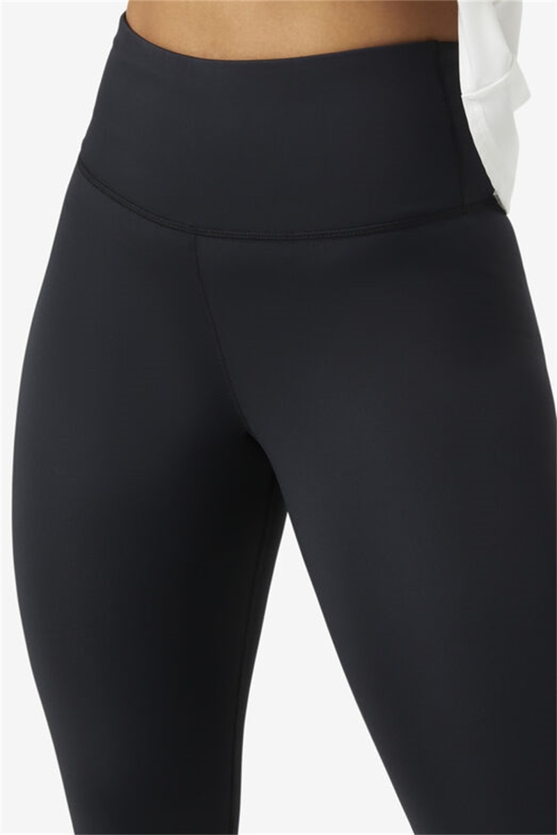Black Women's Fila Forza Sleek 7/8 Leggings | Saudi Arabia-710924