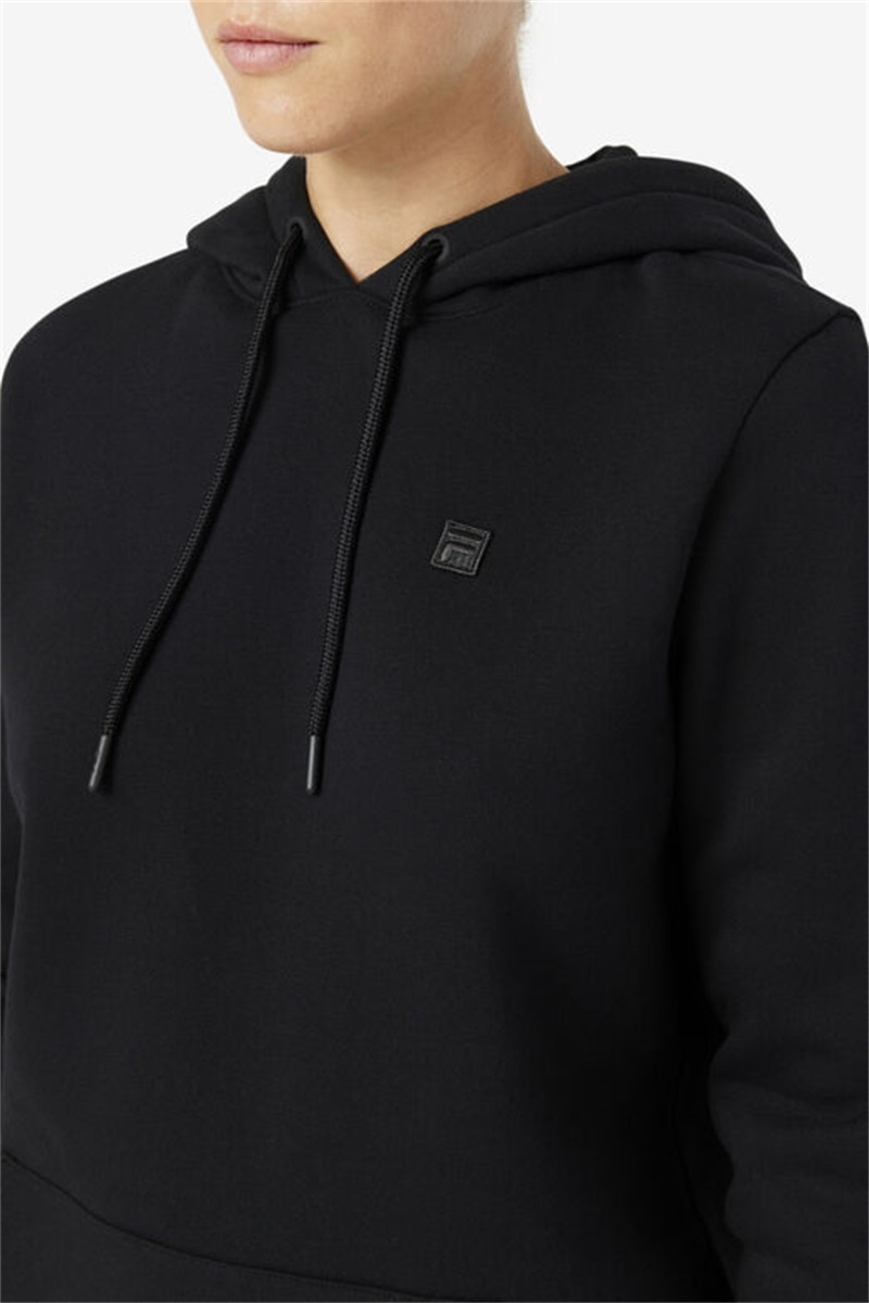 Black Women's Fila Lylah Hoodie | Saudi Arabia-104359