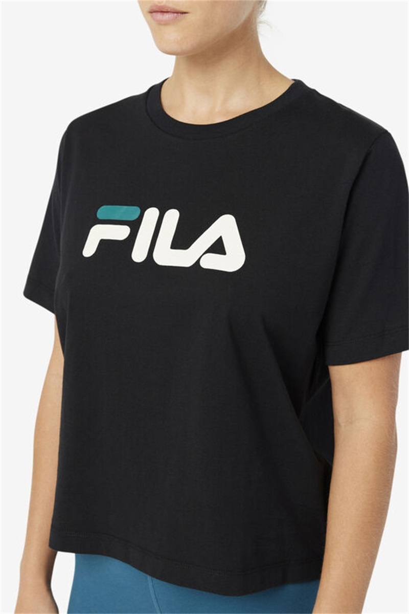 Black Women's Fila Thea Tee | Saudi Arabia-234681