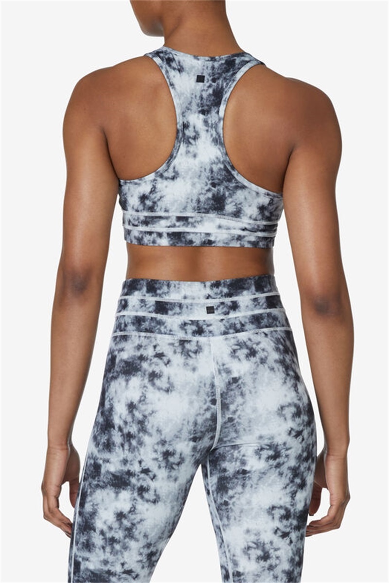 Black Women's Fila Uplift Dance Top Bras | Saudi Arabia-783160