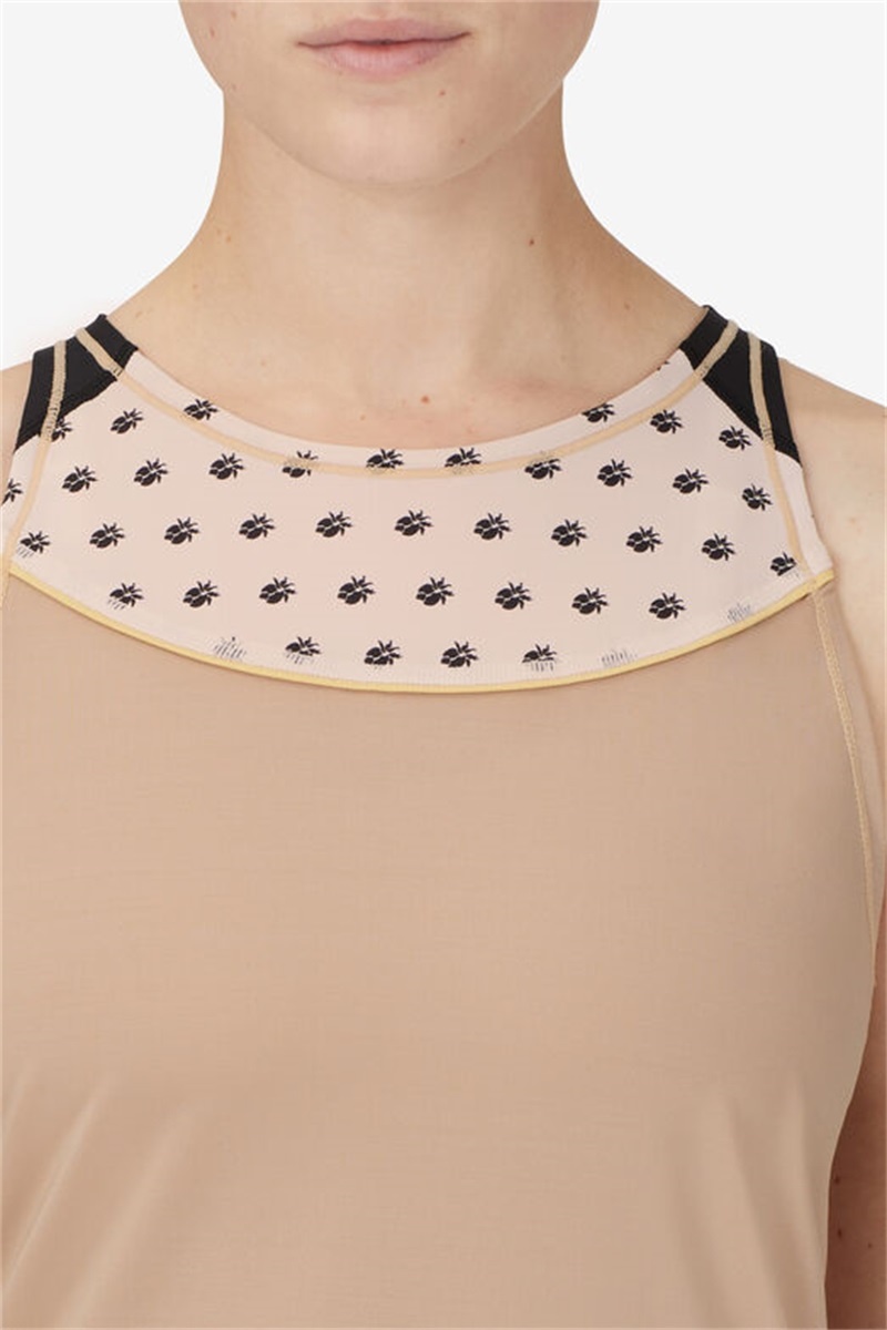 Black Women's Fila Wild Card Full Coverage Tanks | Saudi Arabia-405698