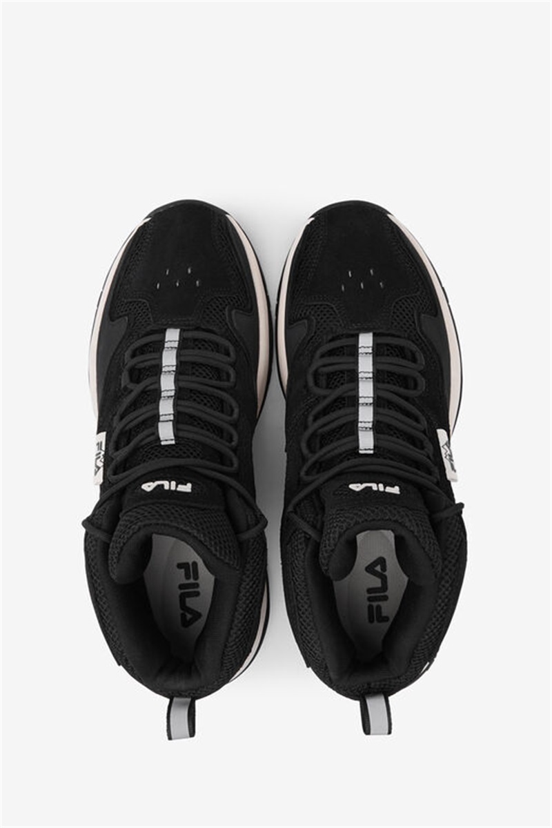 Black / Black Men's Fila Ranger Boots | Saudi Arabia-340762