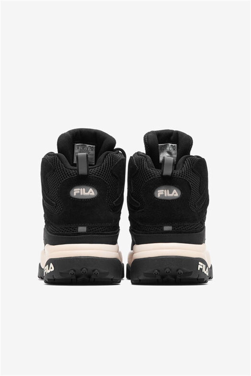Black / Black Men's Fila Ranger Boots | Saudi Arabia-340762
