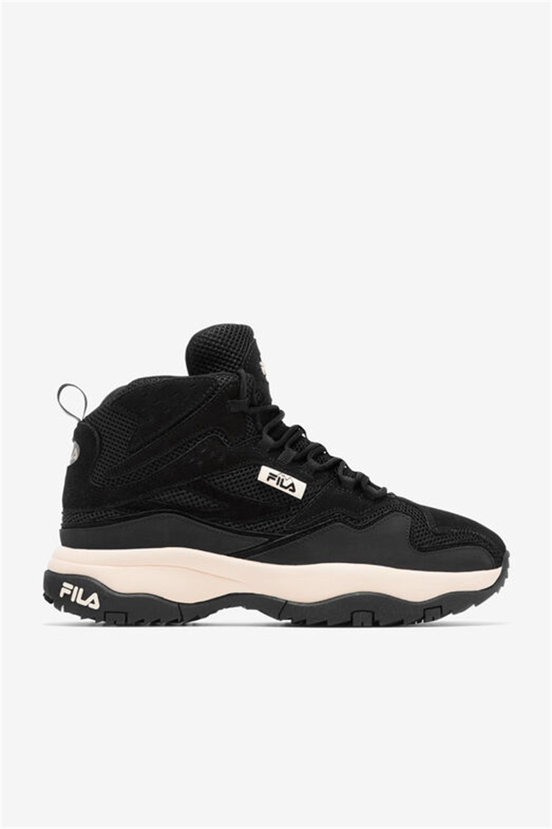 Black / Black Men\'s Fila Ranger Boots | Saudi Arabia-340762