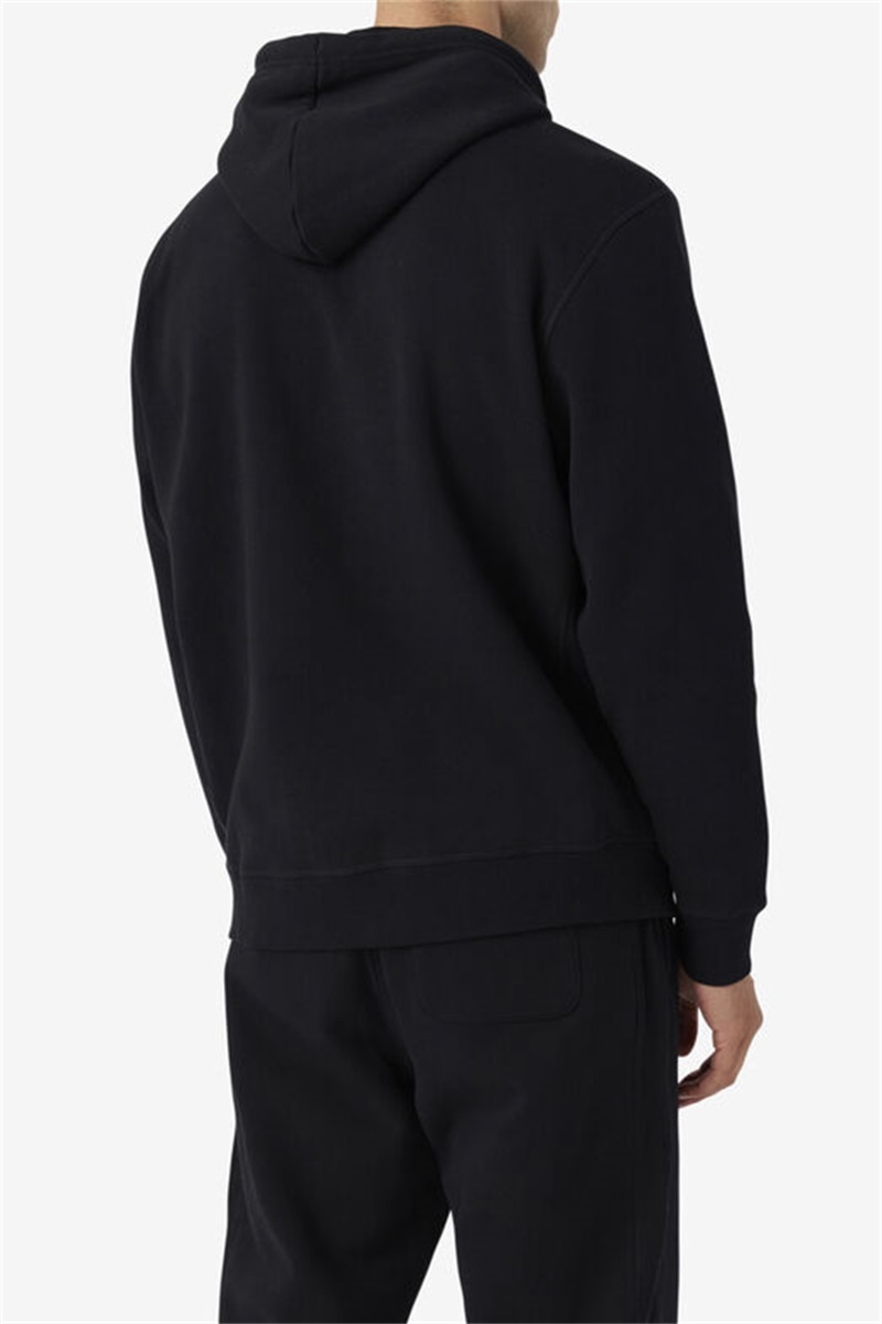 Black / Blue Men's Fila Brook Hoodie | Saudi Arabia-759436