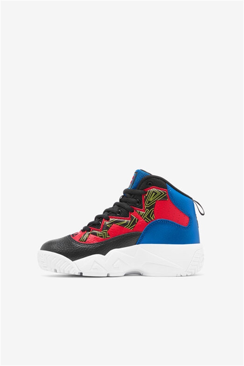 Black / Blue / Red Kids' Fila MB Shoes | Saudi Arabia-751280