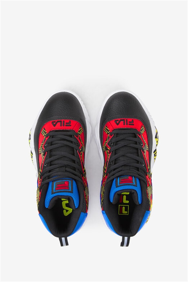 Black / Blue / Red Kids' Fila MB Shoes | Saudi Arabia-751280