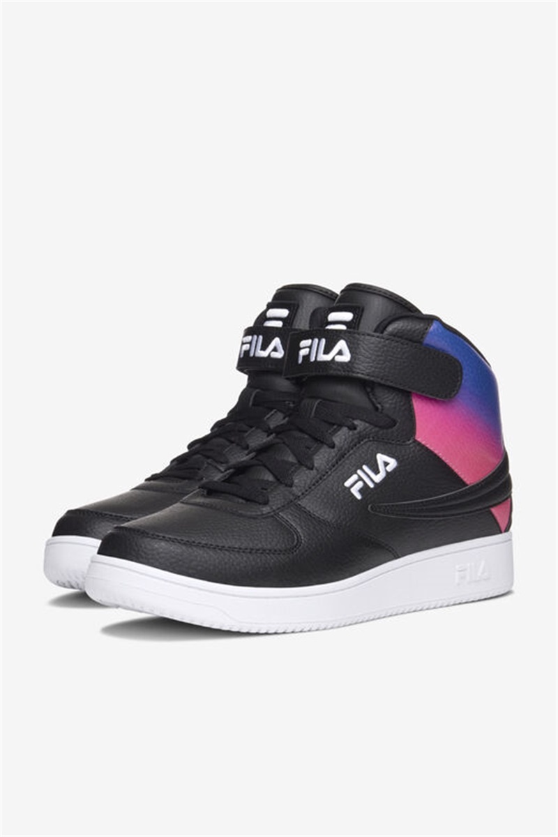 Black / Blue / White Men's Fila A-High Fade Shoes | Saudi Arabia-097186