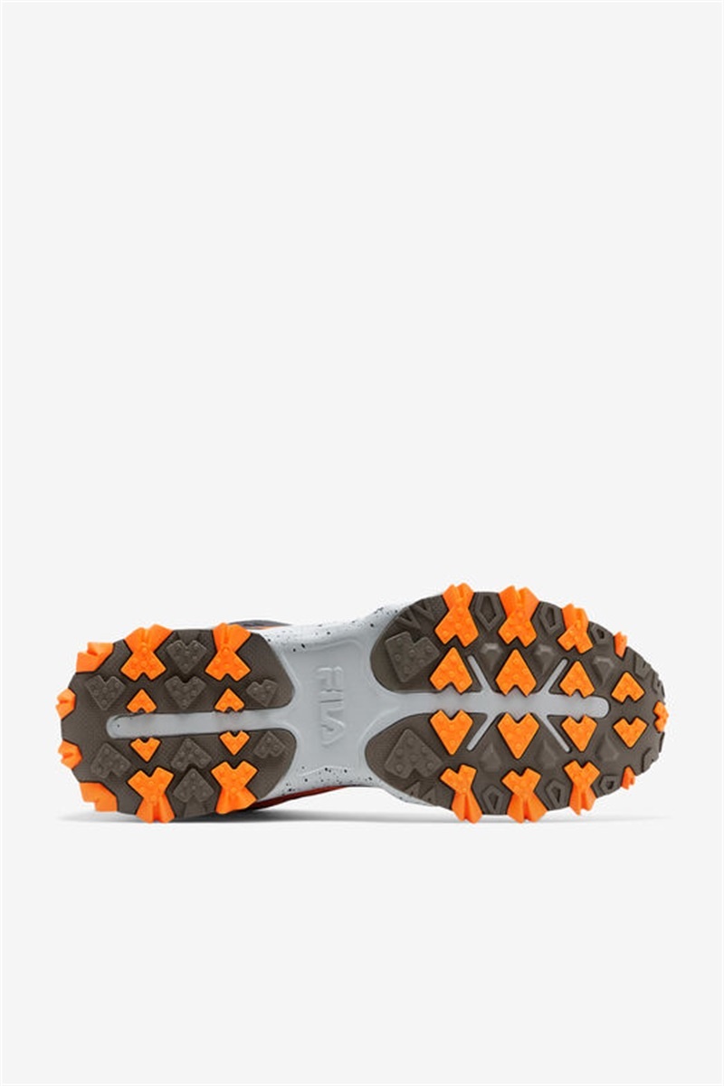 Black / Brown / Orange Men's Fila Oakmont Tr Mid Boots | Saudi Arabia-219467