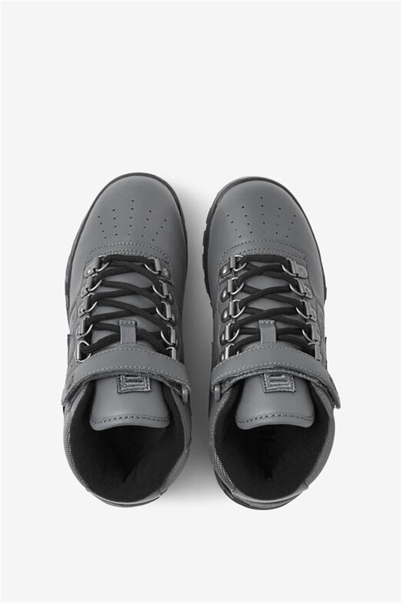 Black / Dark Silver Kids' Fila F-13 Weather Tech Shoes | Saudi Arabia-863741