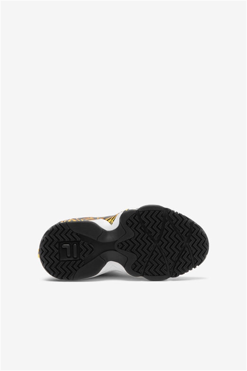 Black / Gold / White Kids' Fila Mb Night Walk Shoes | Saudi Arabia-456932