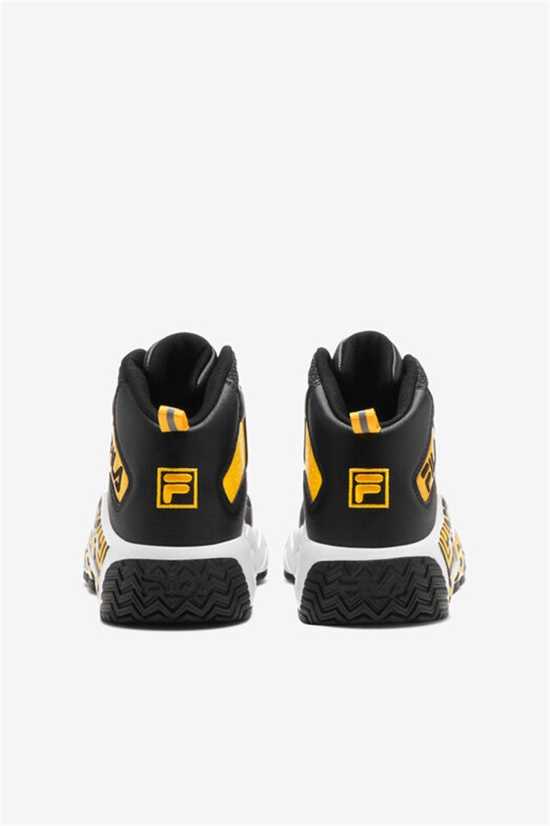 Black / Gold / White Kids' Fila Mb Night Walk Shoes | Saudi Arabia-456932