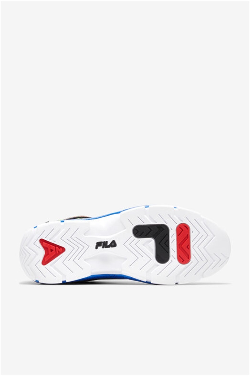 Black / Light Green / Blue Men's Fila Grant Hill 2 Racing Sneakers | Saudi Arabia-374092