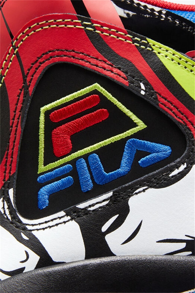 Black / Light Green / Blue Men's Fila Grant Hill 2 Racing Sneakers | Saudi Arabia-374092