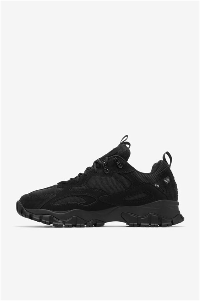 Black / Metal Silver Men's Fila Ray Tracer Tr 2 Shoes | Saudi Arabia-248753