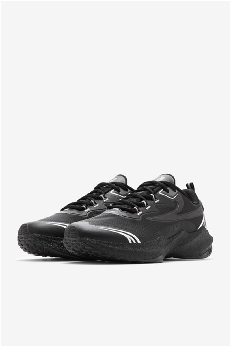 Black / Metal Silver / Black Men's Fila Tactik 3 Stimulus Shoes | Saudi Arabia-739815