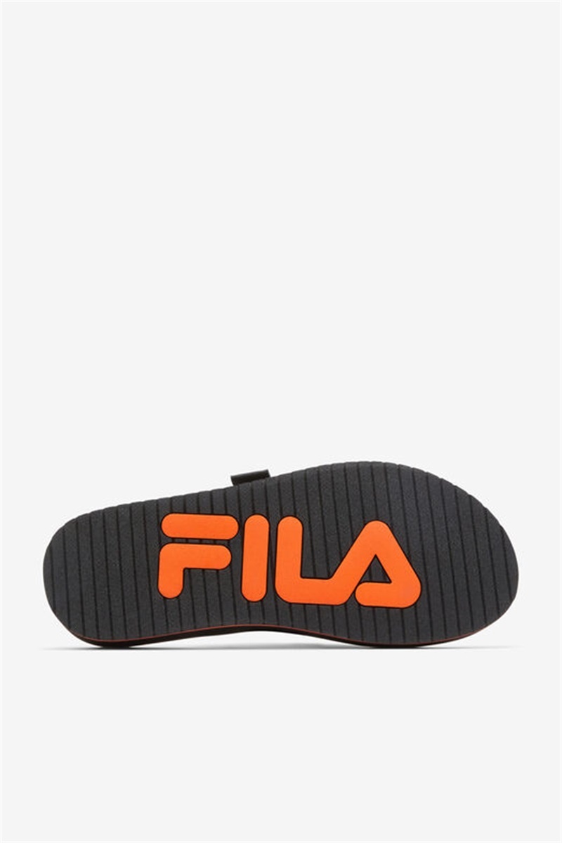 Black / Olive Men's Fila Sol-Slide V2 Camo Slides | Saudi Arabia-459630