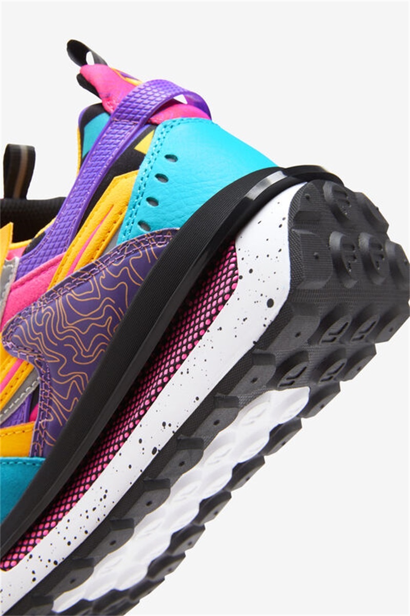 Black / Purple / White Women's Fila Sandenal Sneakers | Saudi Arabia-912378