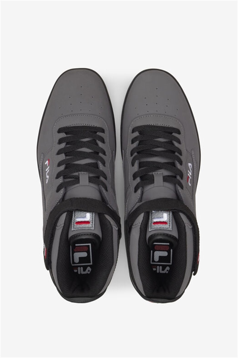 Black / Red Men's Fila V-10 Lux Sneakers | Saudi Arabia-691583