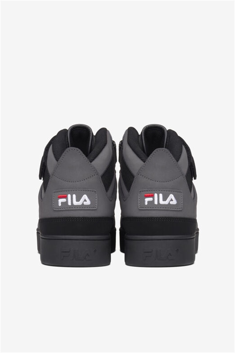 Black / Red Men's Fila V-10 Lux Sneakers | Saudi Arabia-691583
