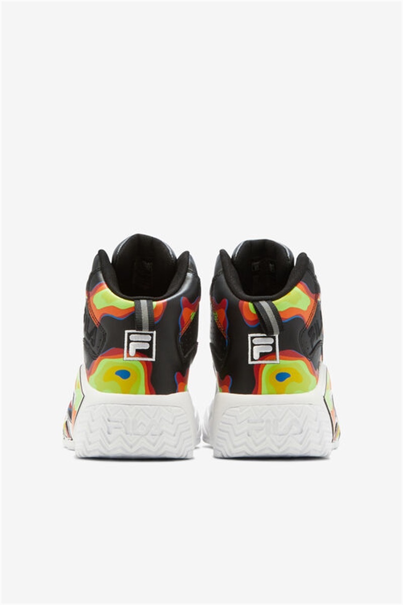 Black / Red Orange / Red Kids' Fila MB Shoes | Saudi Arabia-986471