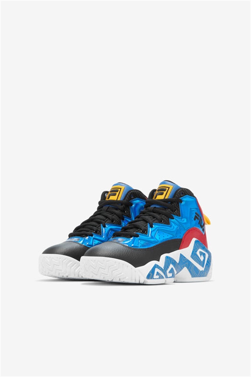 Black / Red / Gold Kids' Fila Mb Night Walk Shoes | Saudi Arabia-908756