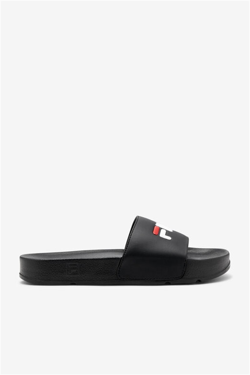 Black / Red / White Men\'s Fila Drifter Slides | Saudi Arabia-362918