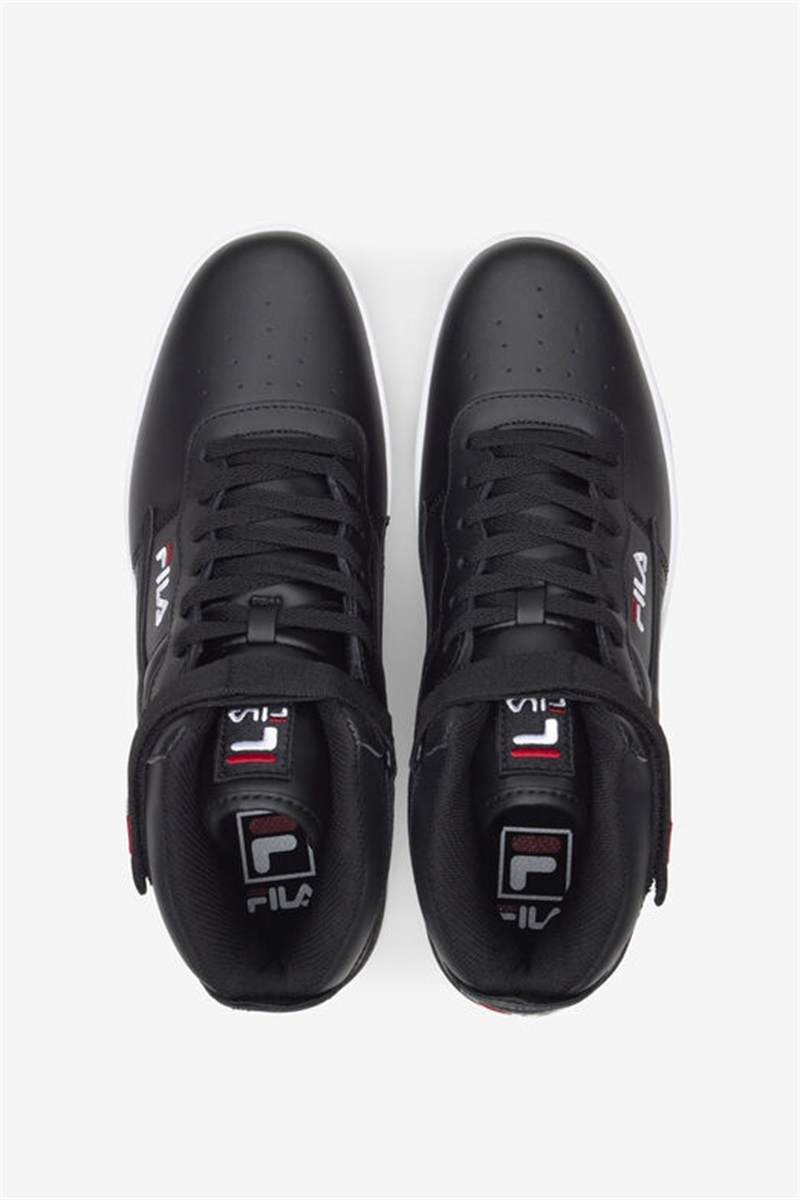 Black / Red / White Men's Fila V-10 Lux Sneakers | Saudi Arabia-798501