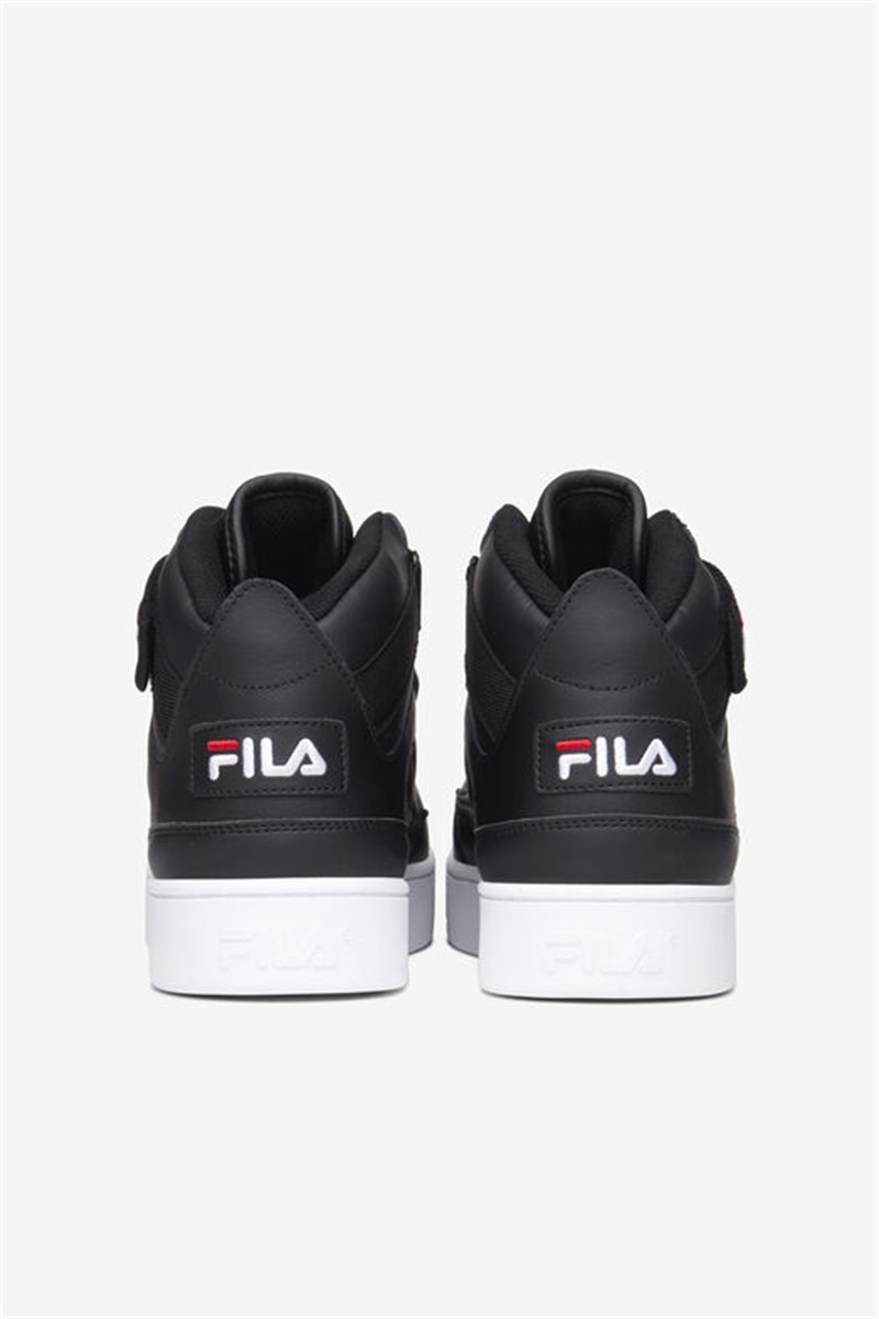 Black / Red / White Men's Fila V-10 Lux Sneakers | Saudi Arabia-798501
