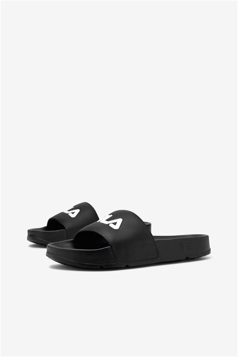Black / Red / White Women's Fila Drifter Slides | Saudi Arabia-234698