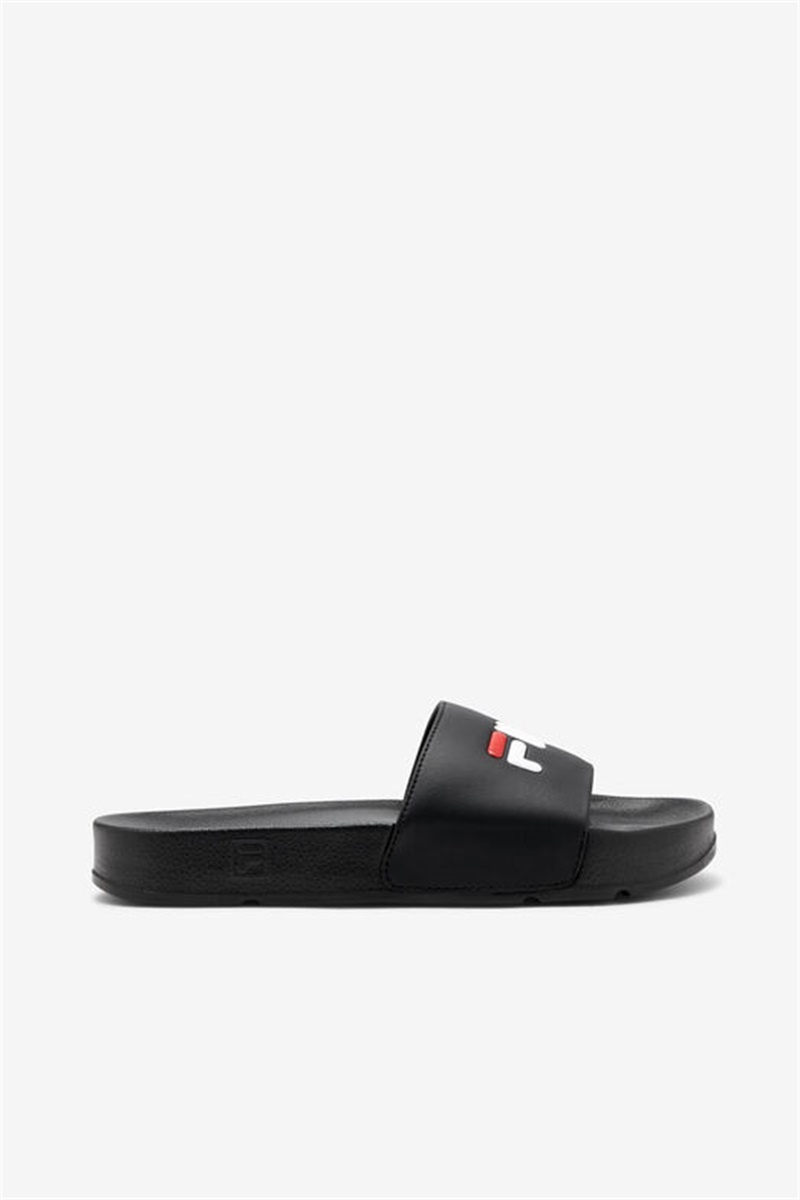 Black / Red / White Women\'s Fila Drifter Slides | Saudi Arabia-234698