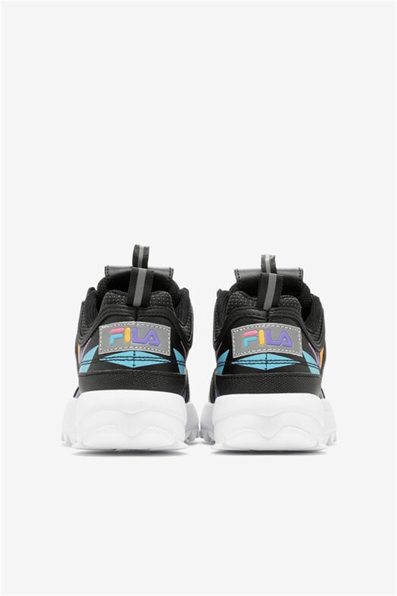 Black / White Kids' Fila Disruptor 2 Premium Shoes | Saudi Arabia-295130
