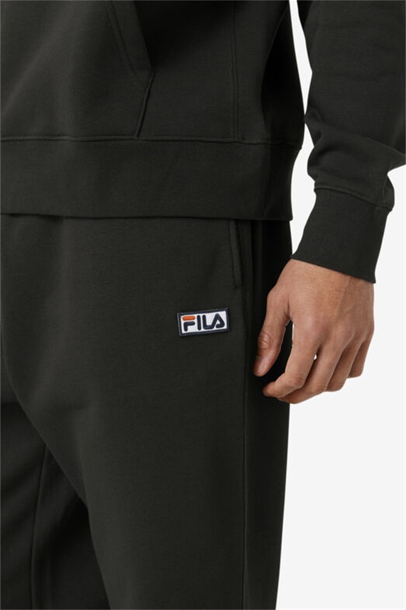 Black / White Men's Fila Garin Joggers | Saudi Arabia-815043