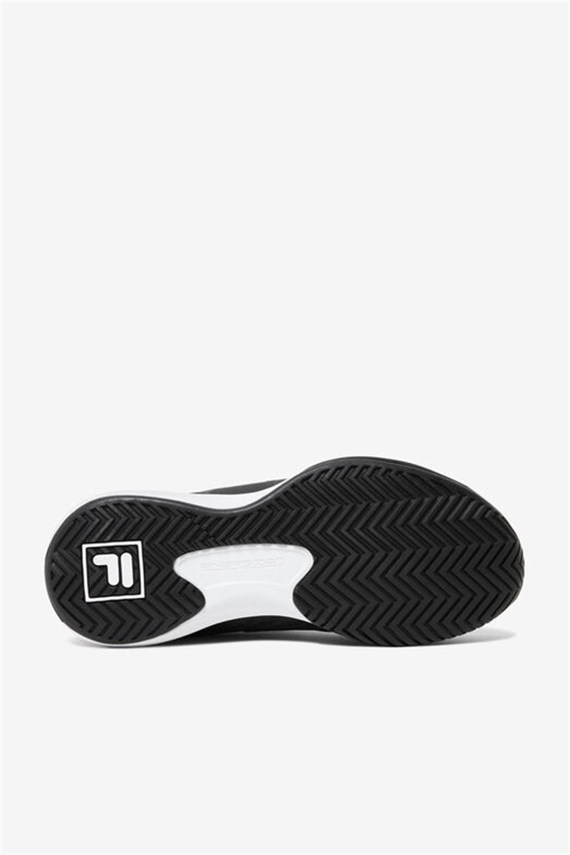 Black / White Men's Fila Speedserve Energized Tennis Shoes | Saudi Arabia-425193