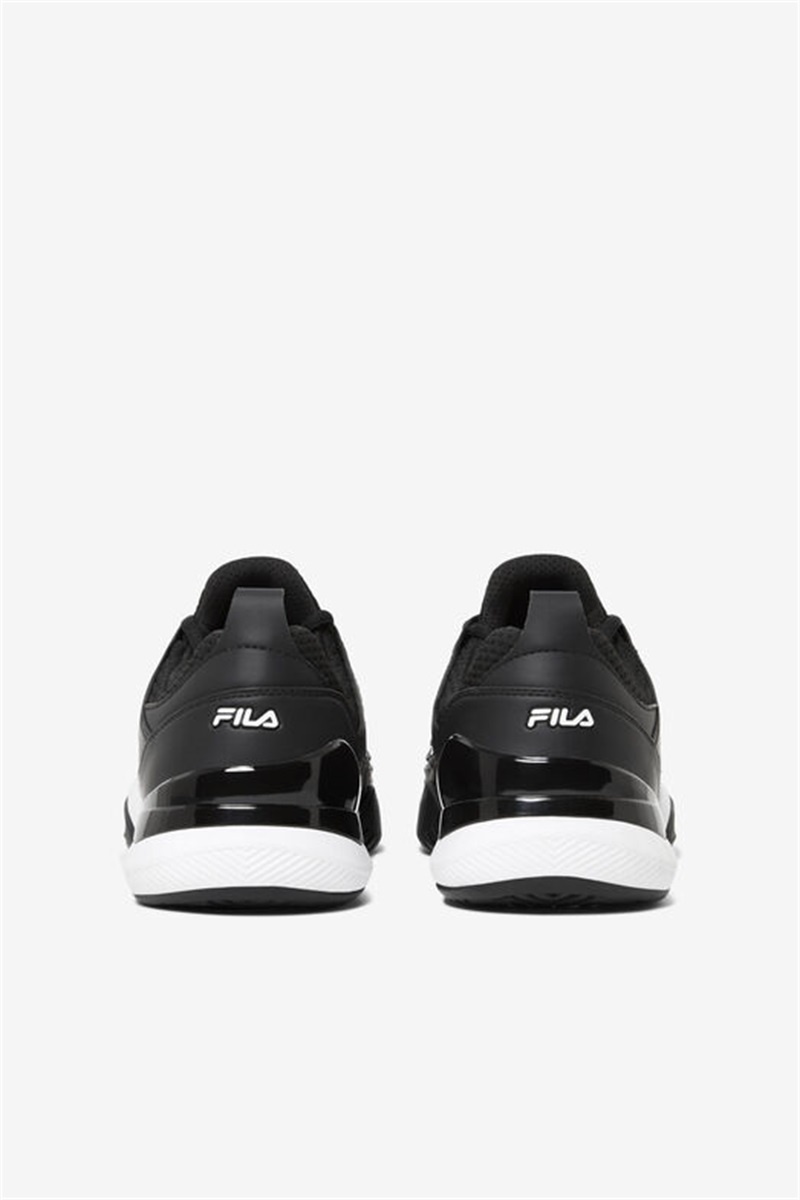 Black / White Men's Fila Speedserve Energized Tennis Shoes | Saudi Arabia-425193