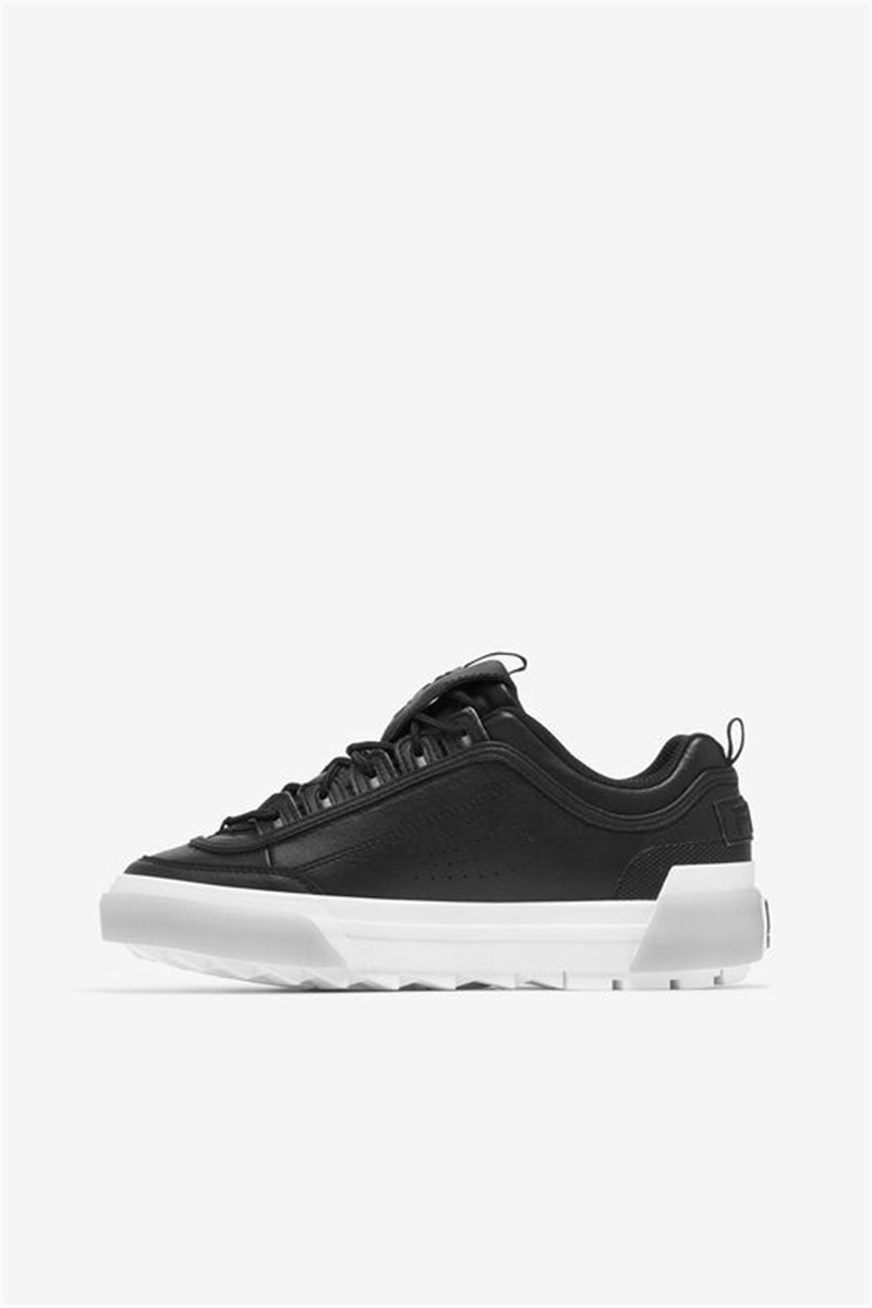 Black / White Women's Fila Disruptor 2 Vulcanized Sneakers | Saudi Arabia-176953