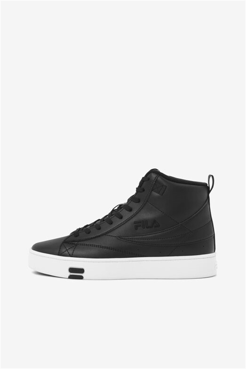 Black / White Women's Fila Gennaio Sneakers | Saudi Arabia-587961