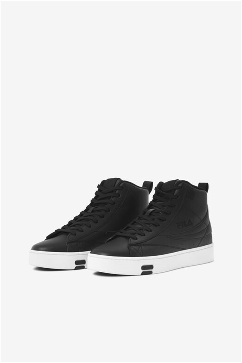 Black / White Women's Fila Gennaio Sneakers | Saudi Arabia-587961