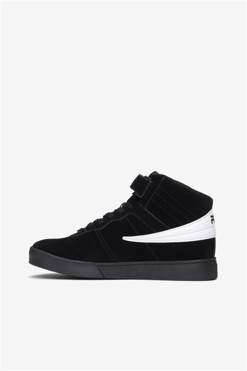 Black / White Women's Fila Vulc 13 Fs Shoes | Saudi Arabia-962517