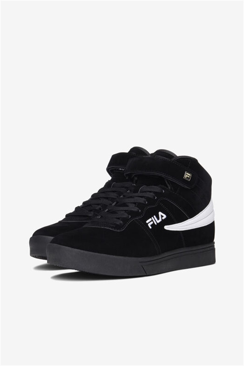 Black / White Women's Fila Vulc 13 Fs Shoes | Saudi Arabia-962517