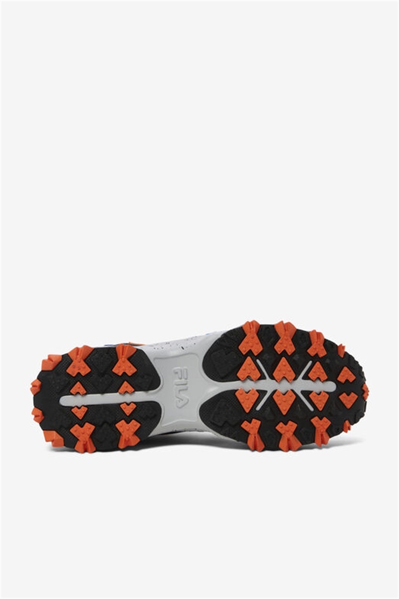 Black / White / Blue Men's Fila Excursion Shoes | Saudi Arabia-976481