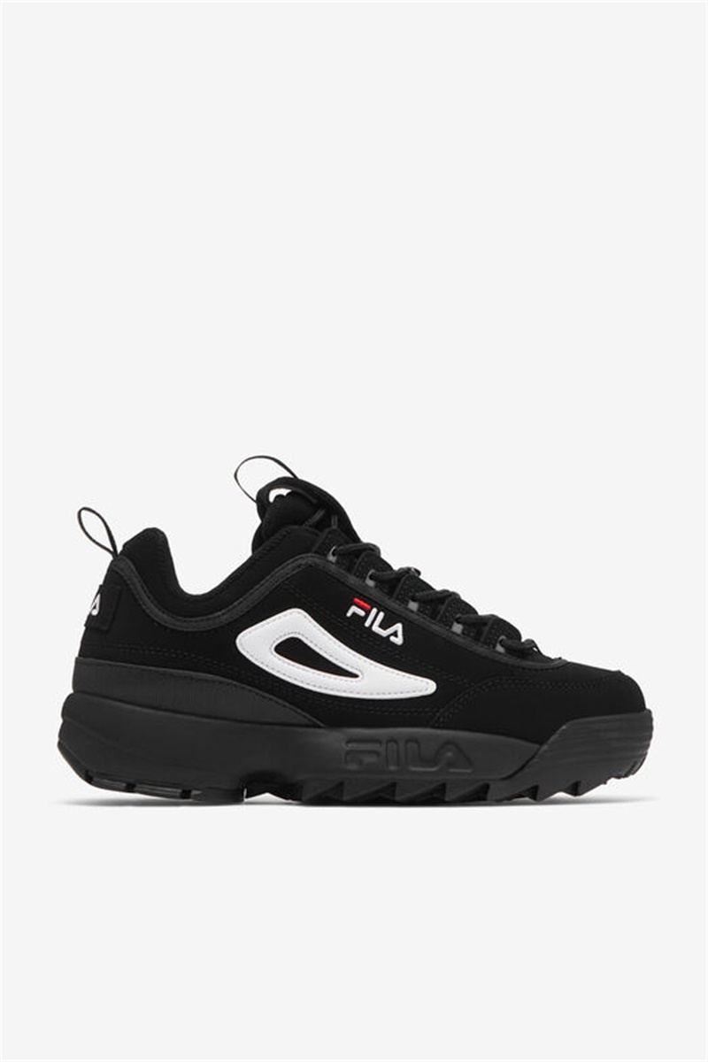 Black / White / Red Kids\' Fila Disruptor 2 Shoes | Saudi Arabia-816720