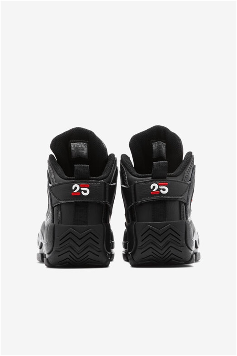 Black / White / Red Kids' Fila Grant Hill 2 25th Anniversary Edition Shoes | Saudi Arabia-758021