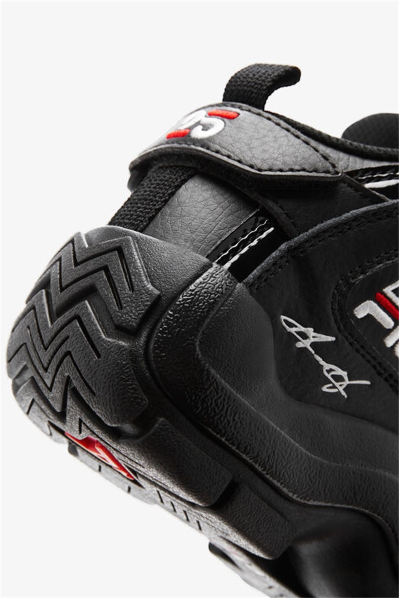 Black / White / Red Kids' Fila Grant Hill 2 25th Anniversary Edition Shoes | Saudi Arabia-758021