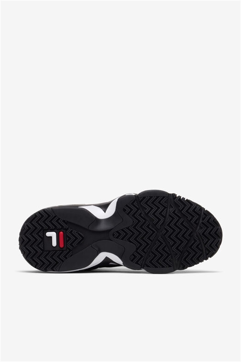 Black / White / Red Men's Fila MB Sneakers | Saudi Arabia-295781