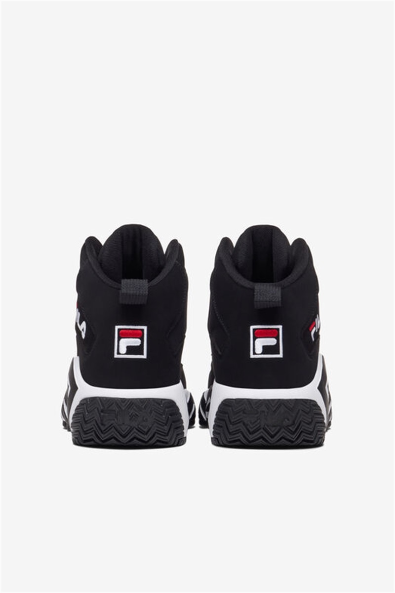 Black / White / Red Men's Fila MB Sneakers | Saudi Arabia-295781