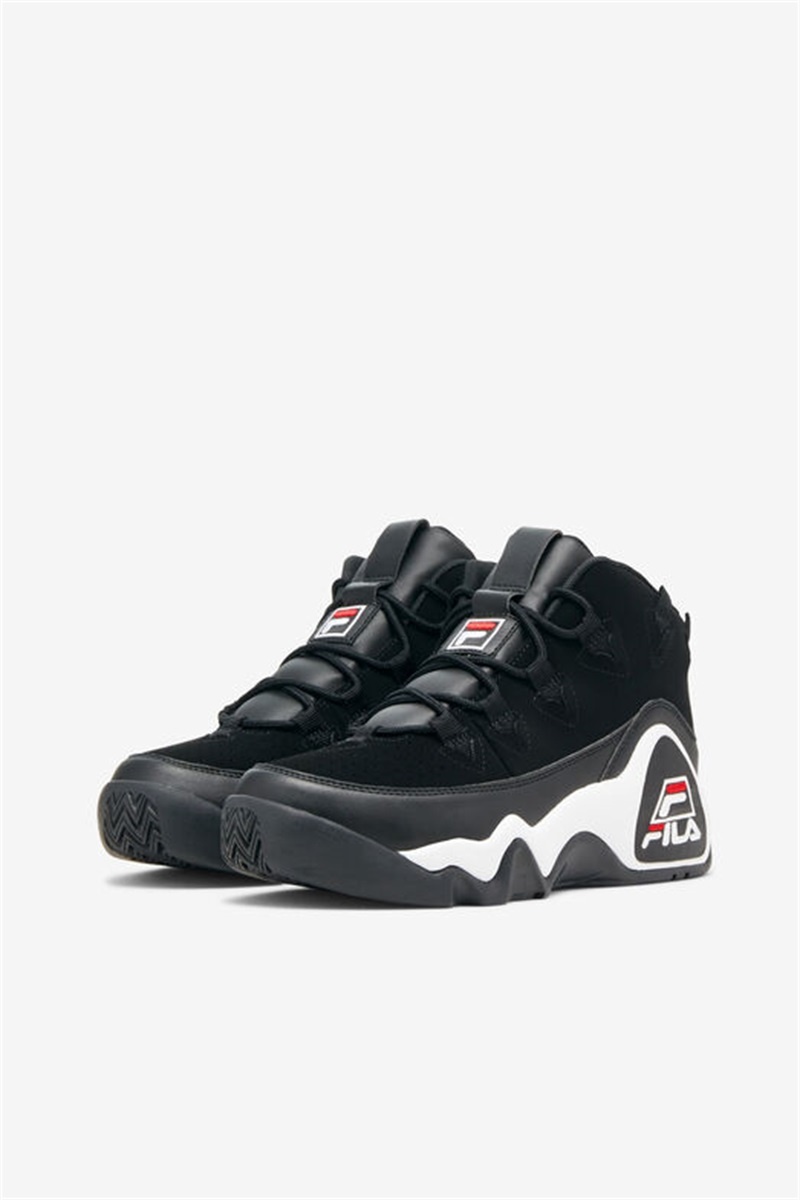 Black / White / Red Women's Fila Grant Hill 1 Sneakers | Saudi Arabia-391286