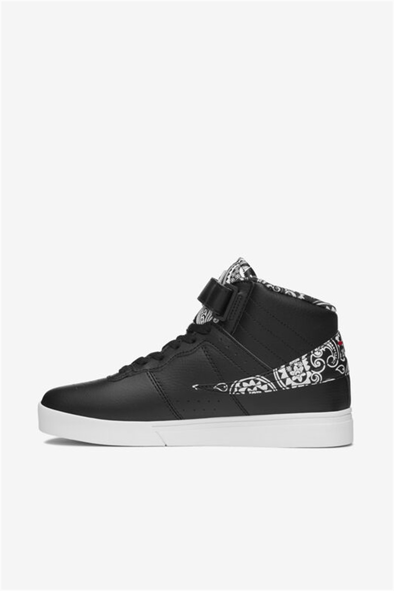 Black / White / Red Women's Fila Vulc 13 Rg Shoes | Saudi Arabia-034152